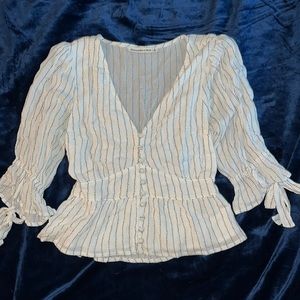 Long sleeve striped Abercrombie shirt